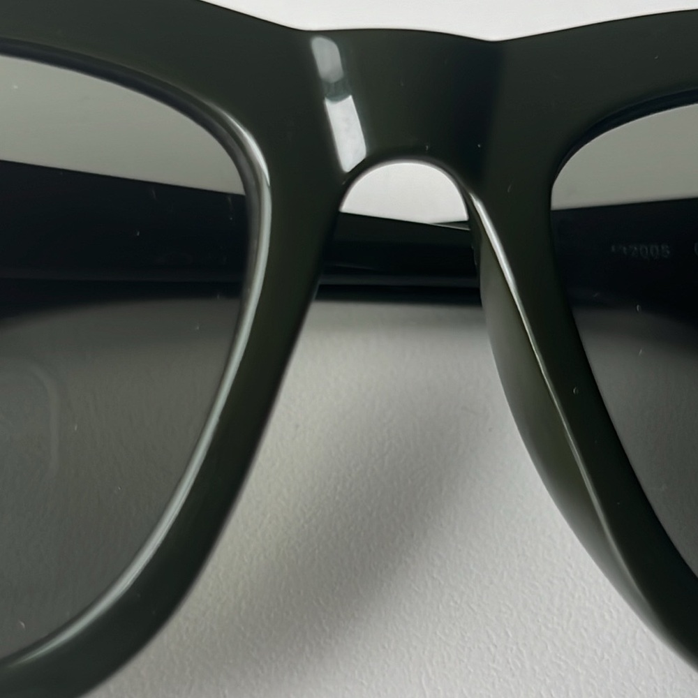 Ann Taylor Olive Green Rectangular Sunglasses Wit… - image 6